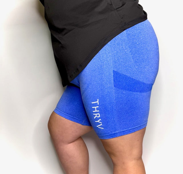 THRYV Sculpt Shorts – Cobalt Blue