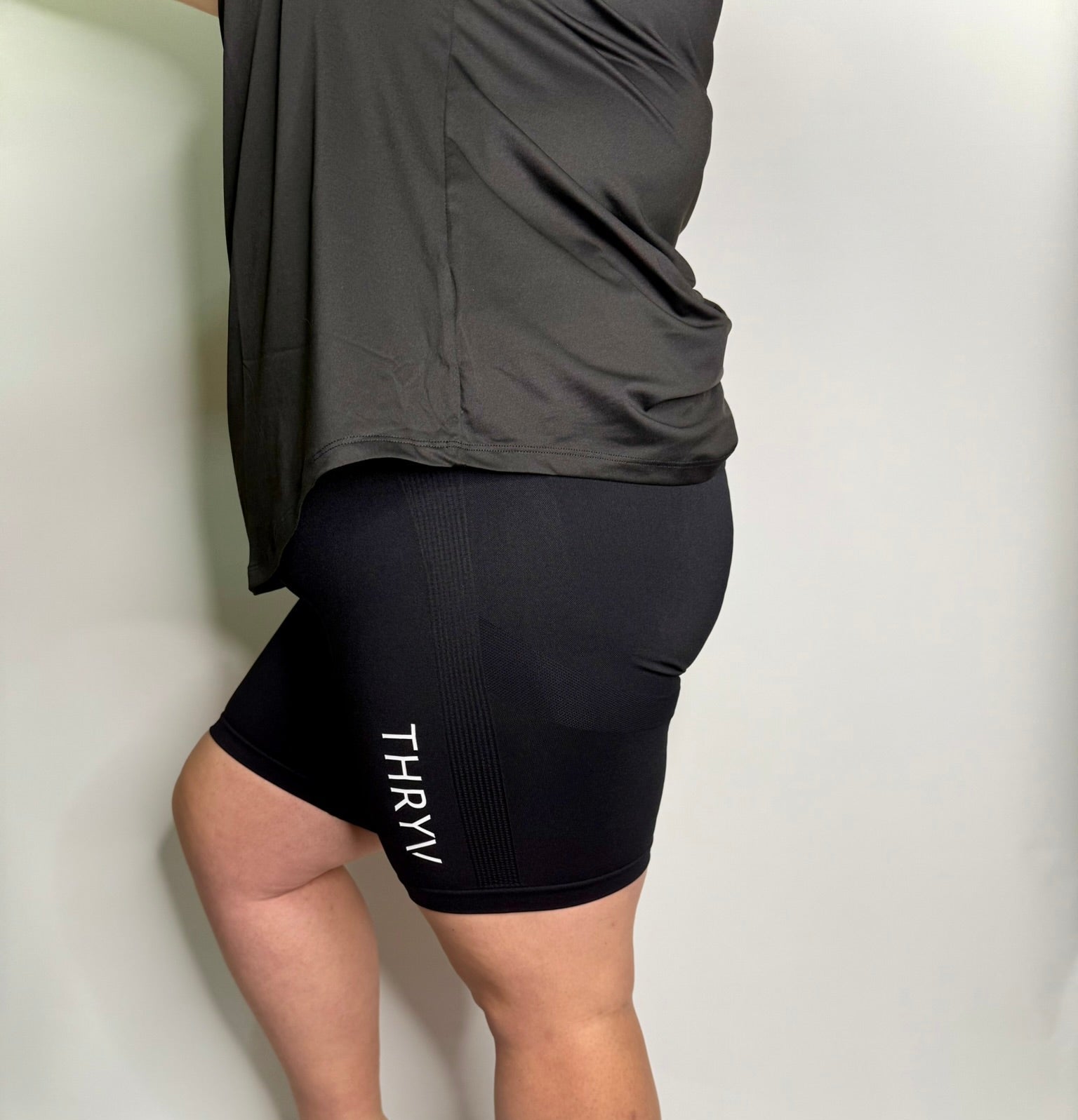 THRYV Sculpt Shorts - Midnight Black