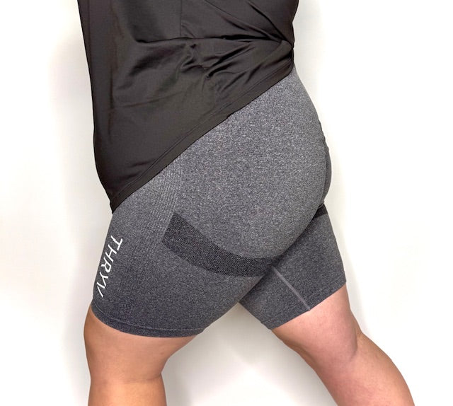 THRYV Sculpt Shorts - Ash Grey