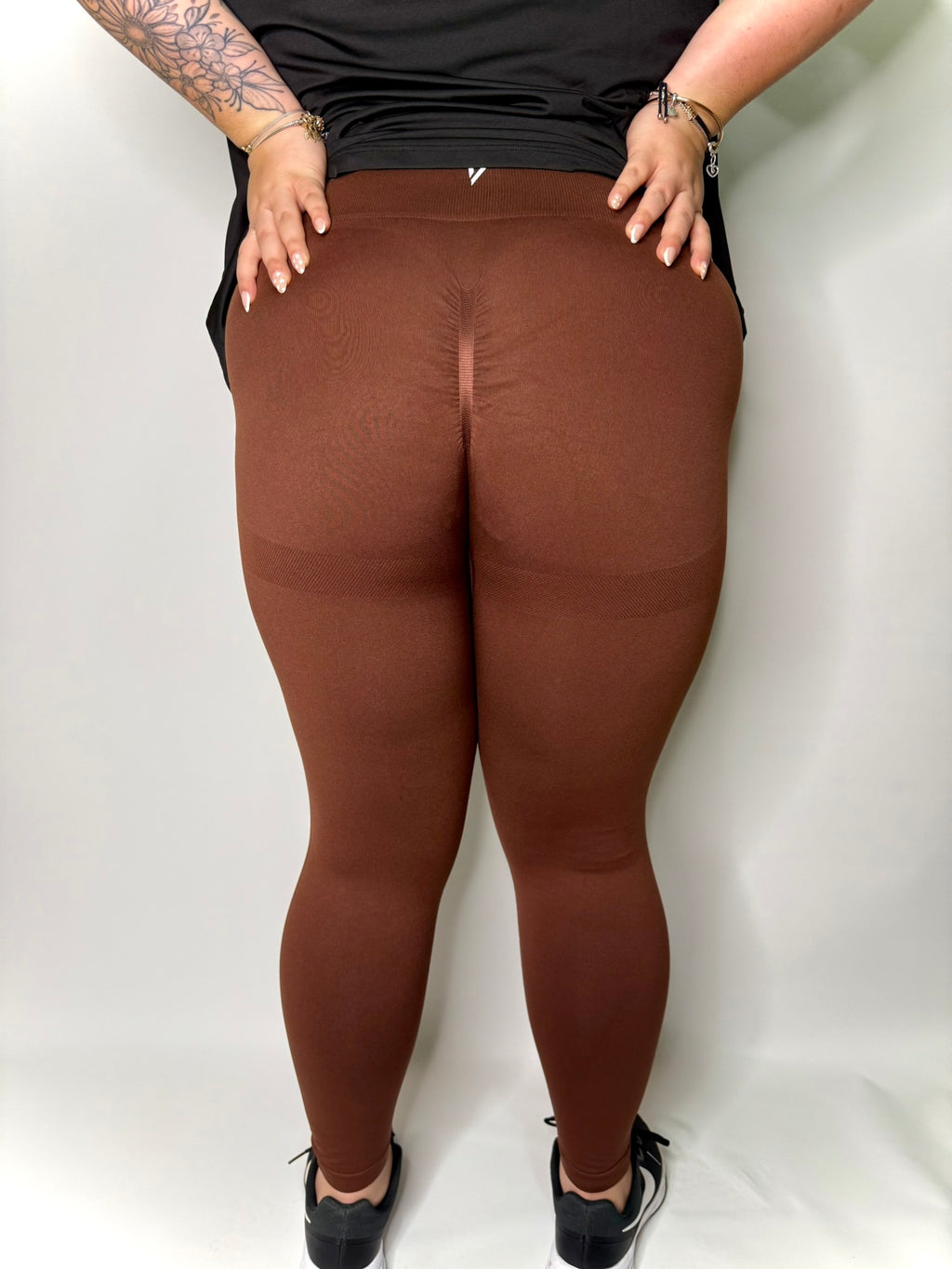 THRYV Sculpt Leggings - Coffee Brown