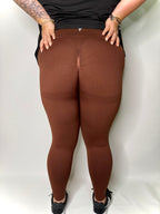 THRYV Sculpt Leggings - Coffee Brown
