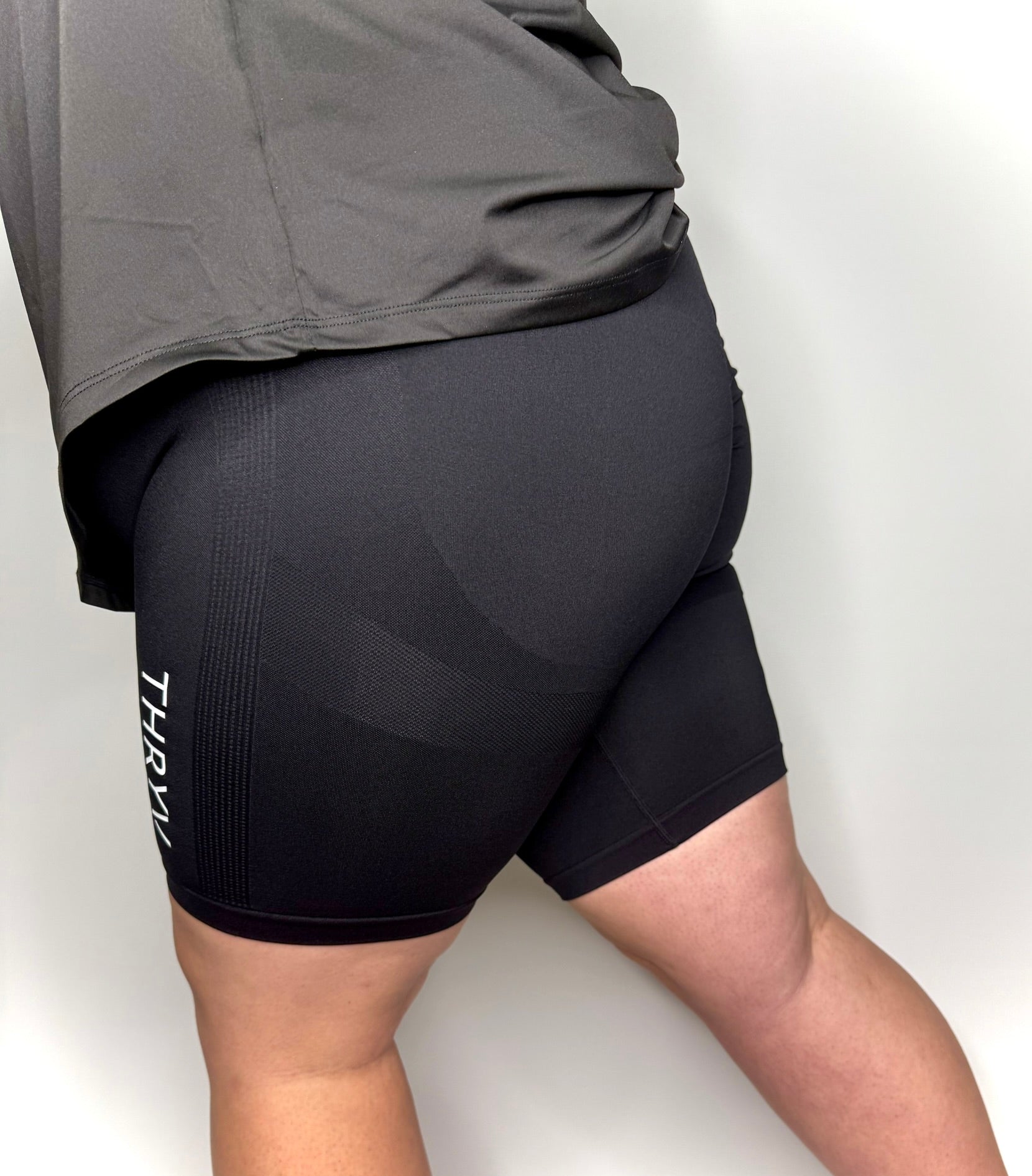 THRYV Sculpt Shorts - Midnight Black