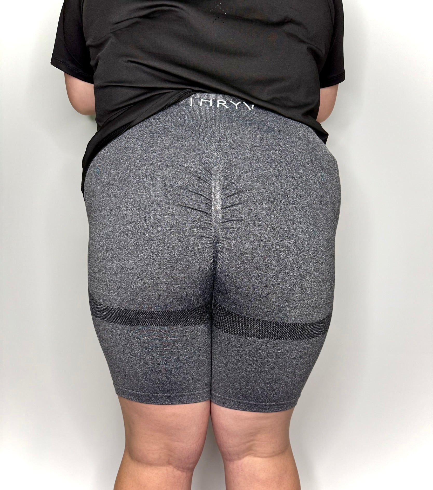 THRYV Sculpt Shorts - Ash Grey